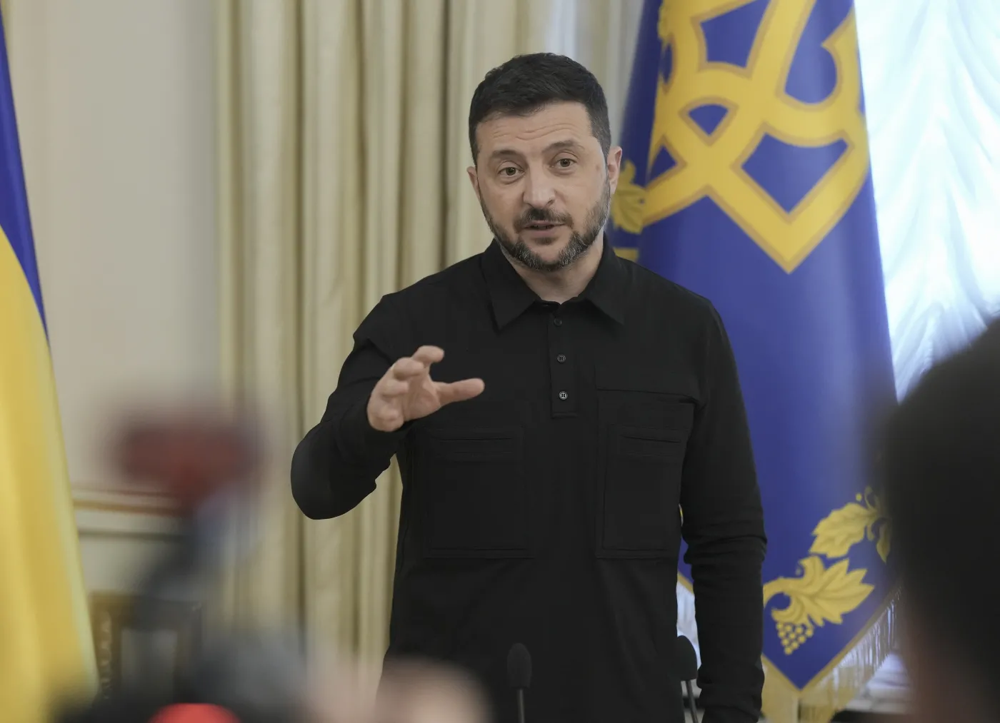 Prezydent Ukrainy Wołodymyr Zełenski ujawnił informacje o dronach, które znalazły się nad Polską