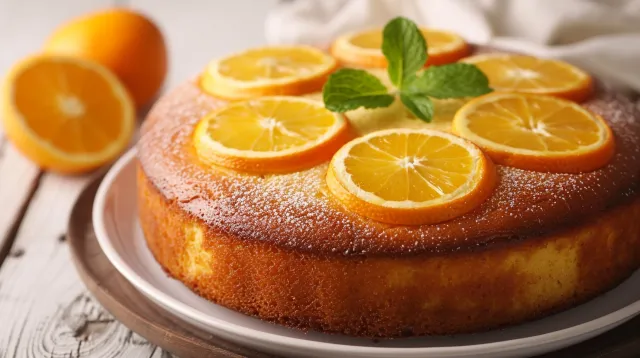 Urzeka smakiem, kolorem i aromatem. Sycylijskie ciasto pomarańczowe zachwyci gości