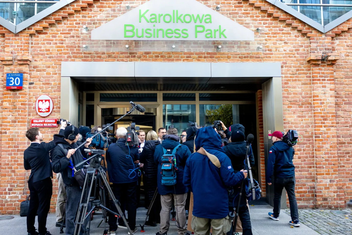 Rozmowy w siedzibie KOWR z wiceprezesem Dawtony Piotrem Wielgomasem w sprawie działki pod CPK