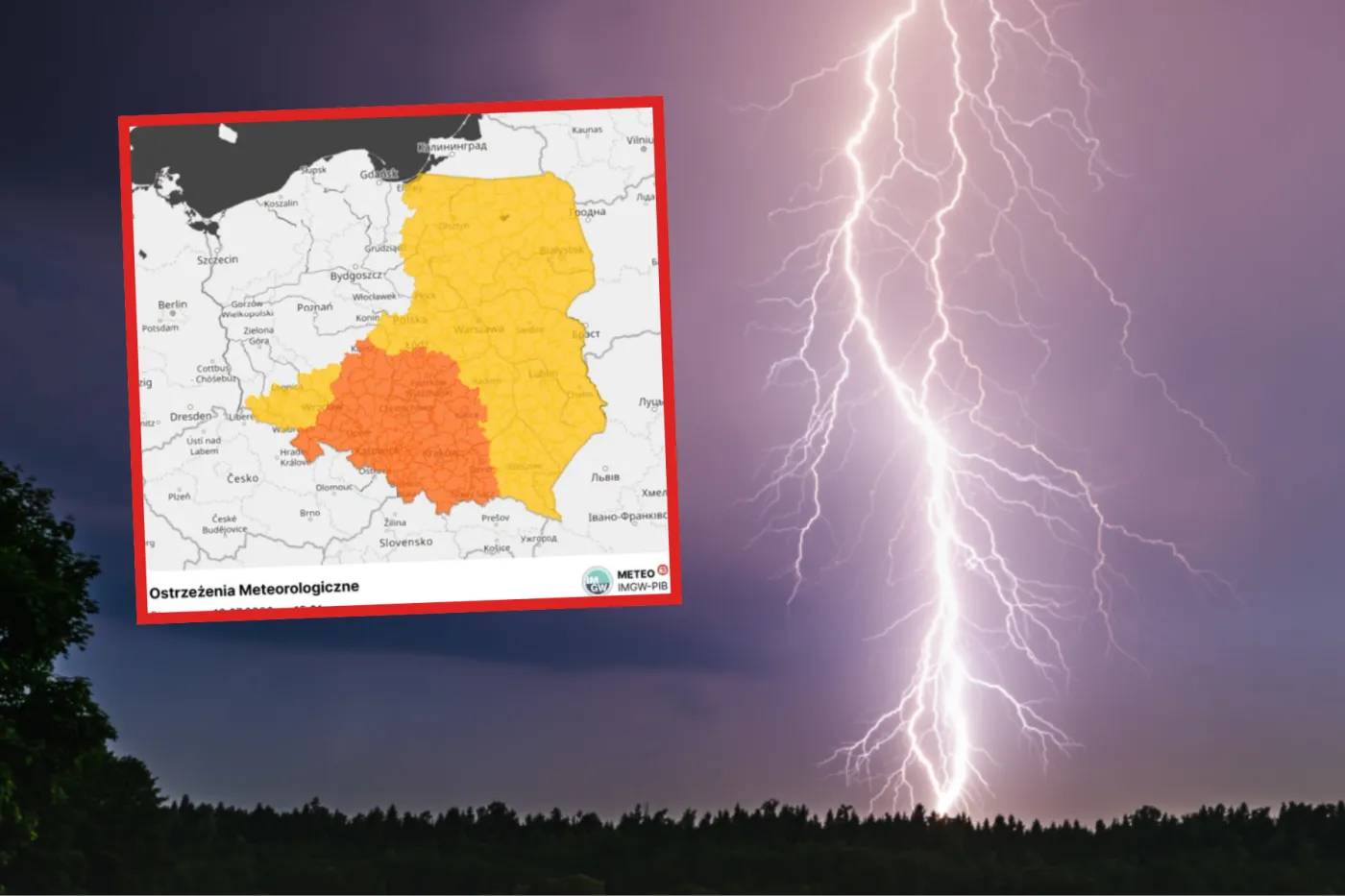 Burze paraliżują Polskę. Ponad 820 interwencji strażaków. Alerty IMGW i RCB dla milionów Polaków