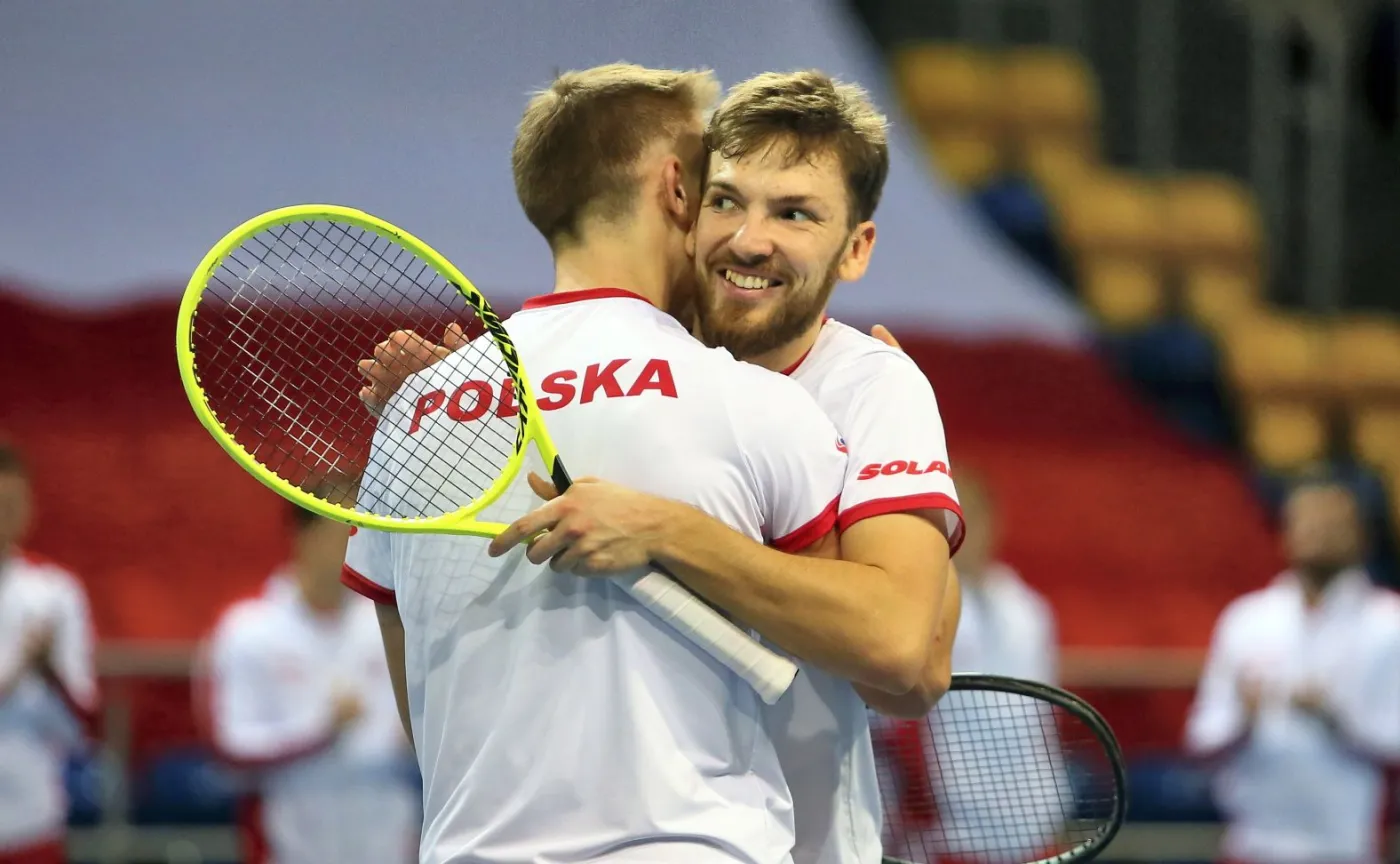 Polski debel Jan Zieliński i Szymon Walków (z prawej)