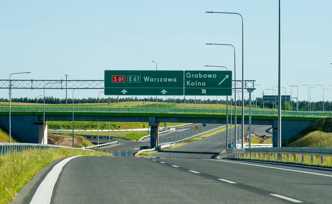 Via Baltica dłuższa o dwa odcinku drogi ekspresowej S61