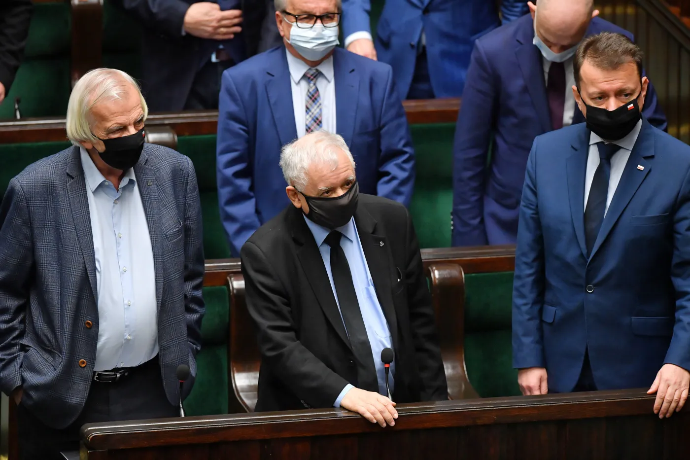 Ryszard Terlecki, Jarosław Kaczyński, Mariusz Błaszczak