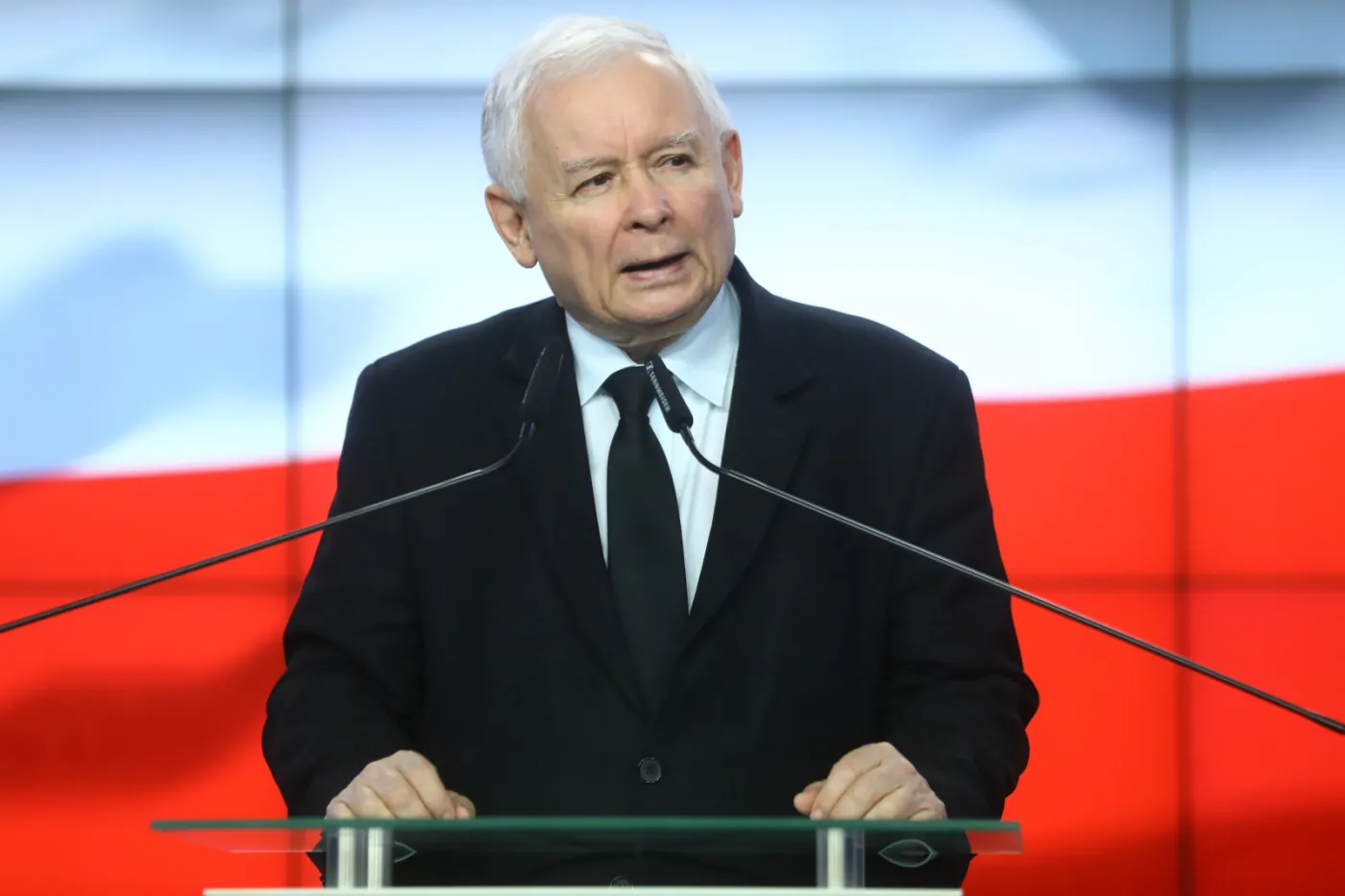 Przez 77 sekund "Kaczyński strollował dziennikarzy"