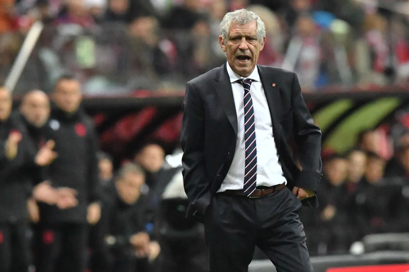 Trener piłkarskiej reprezentacji Polski Fernando Santos