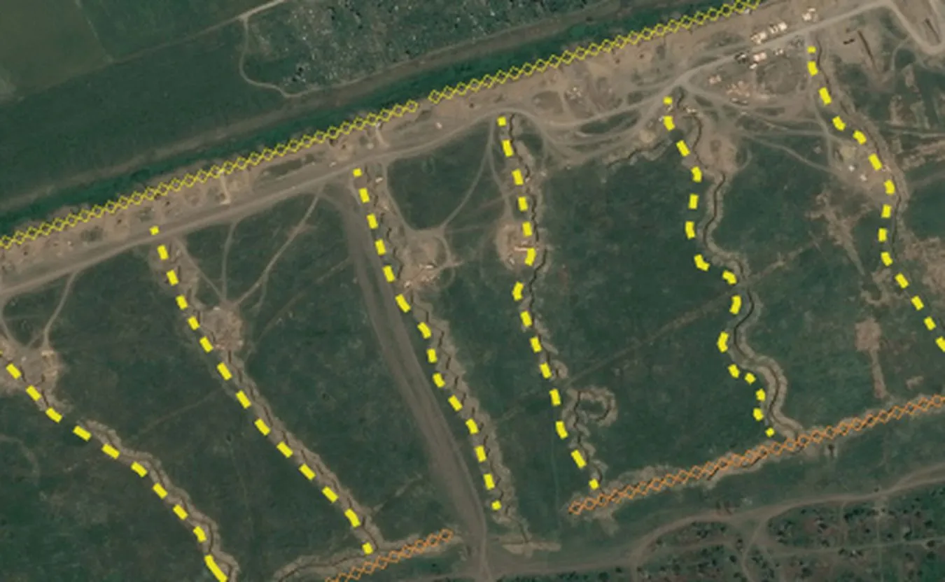 Rosja buduje umocnienia na Krymie. Brytyjski MON publikuje mapę linii obronnych