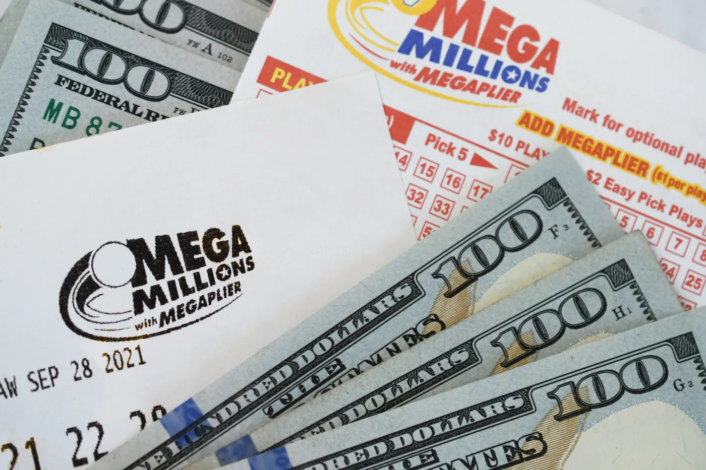 Dolary i kupony na loterię Mega Millions