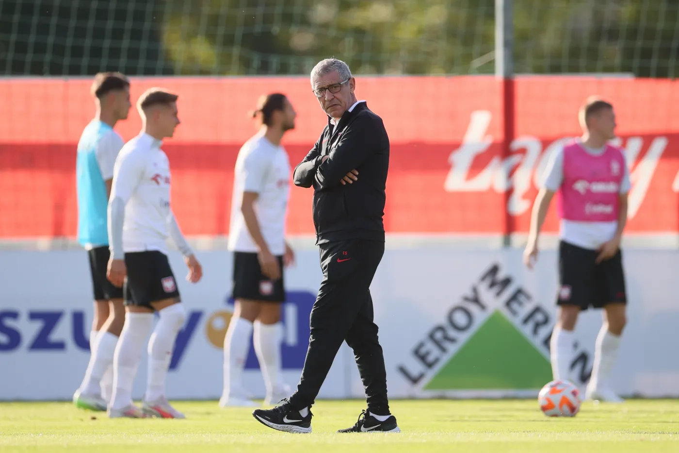 Trener piłkarskiej reprezentacji Polski Fernando Santos