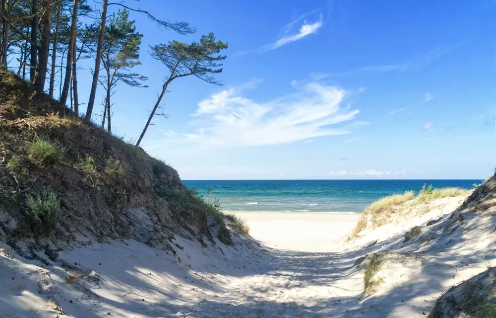 morze łeba plaża 