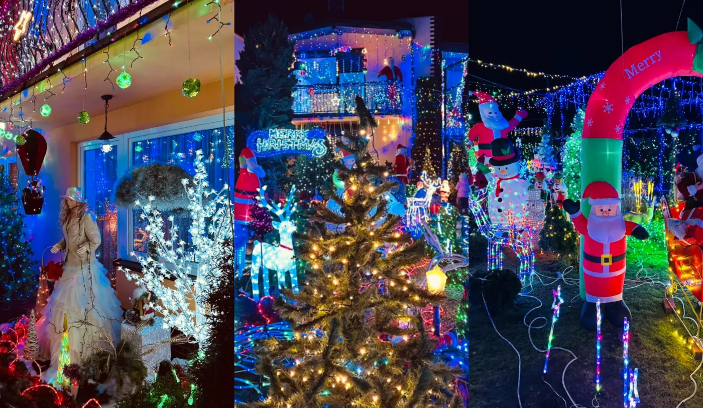 To największa świąteczna iluminacja w Polsce? Zobaczcie "Sieradzkie Las Vegas"
