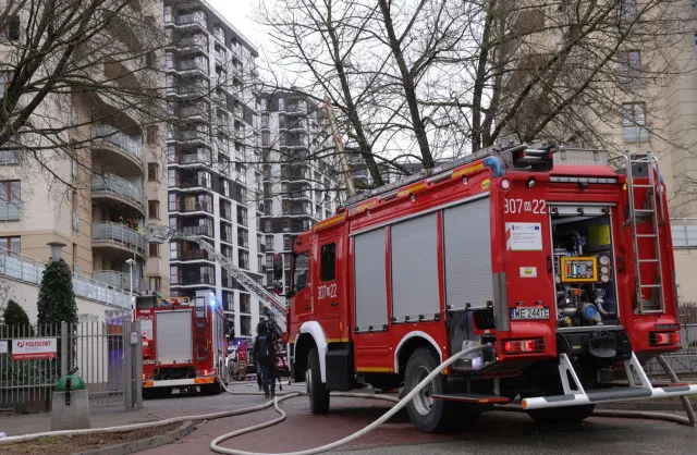 Pożar w Warszawie, nie żyje 40-latka