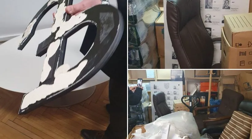 "Święty dla Polaków znak" zniknął z ministerstwa, posłowie PiS grożą prokuraturą. "Zaczyna się remont..."