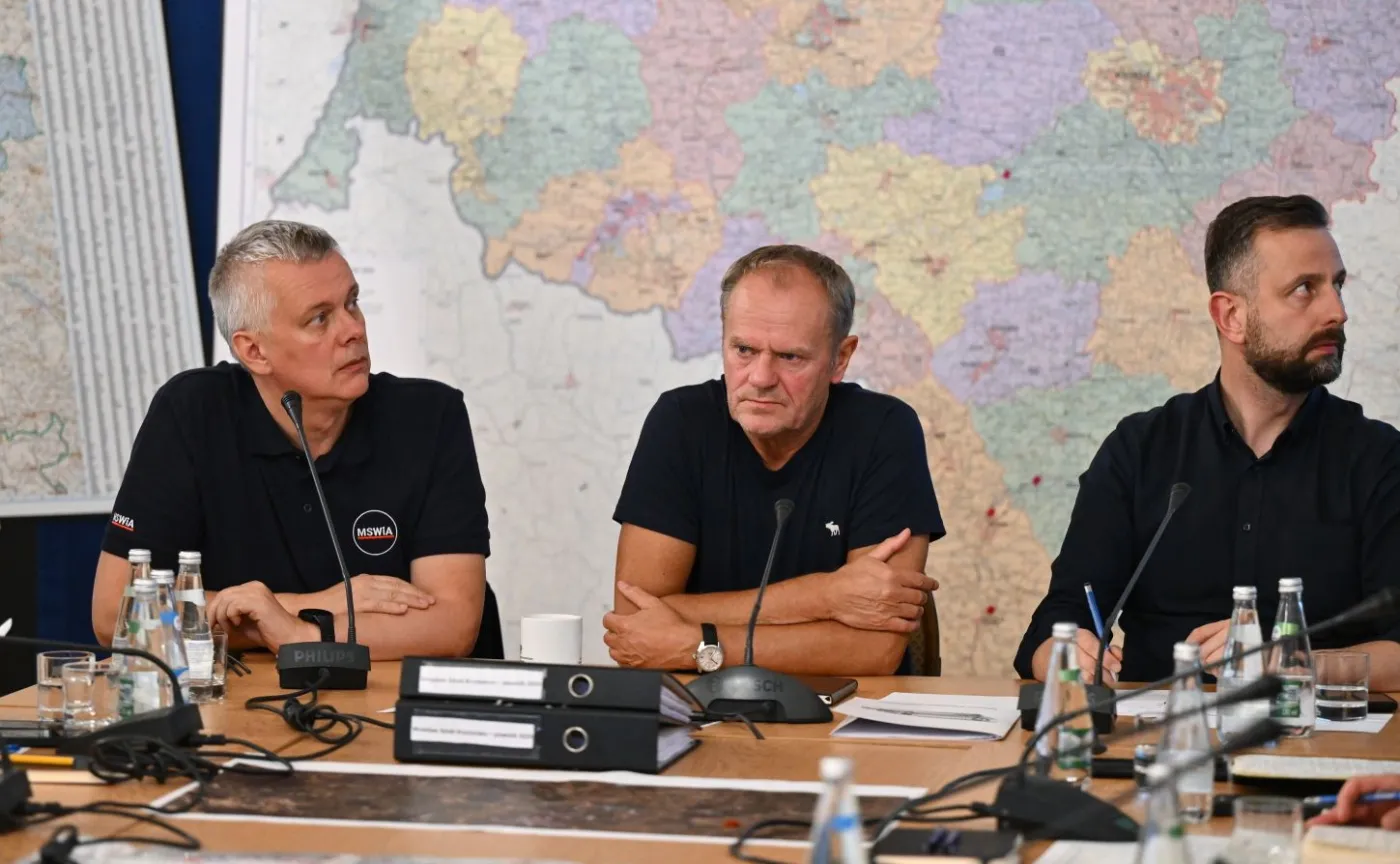 Donald Tusk, Tomasz Siemoniak, Władysław Kosiniak-Kamysz