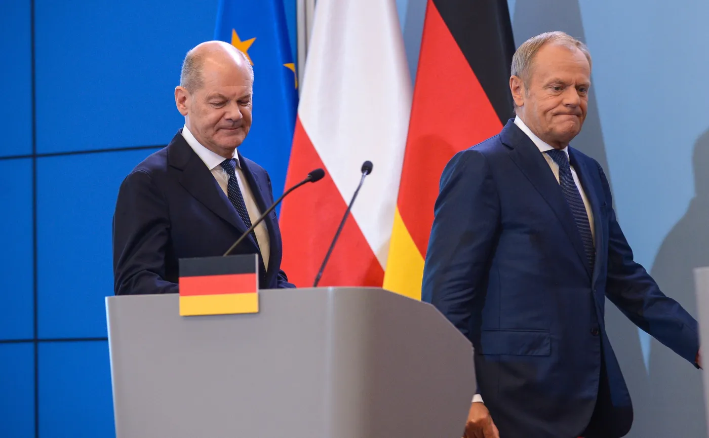 Donad Tusk, Olaf Scholz
