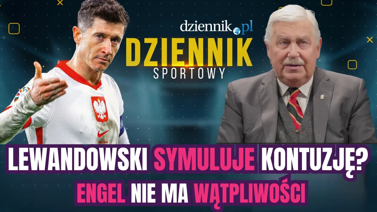 Robert Lewandowski symuluje kontuzję? Jerzy Engel nie ma wątpliwości