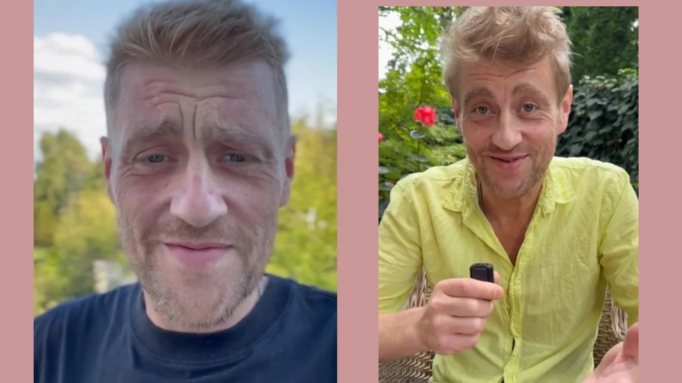 Choroba sprawiła, że Tomasz Jakubiak drastycznie schudł 