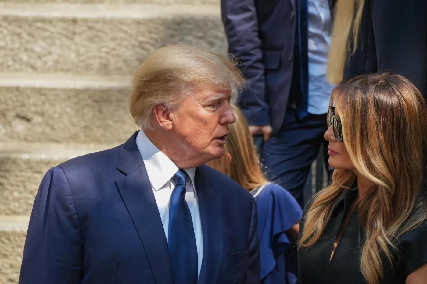 Donald Trump i Melania Trump rzadko są widywani razem 