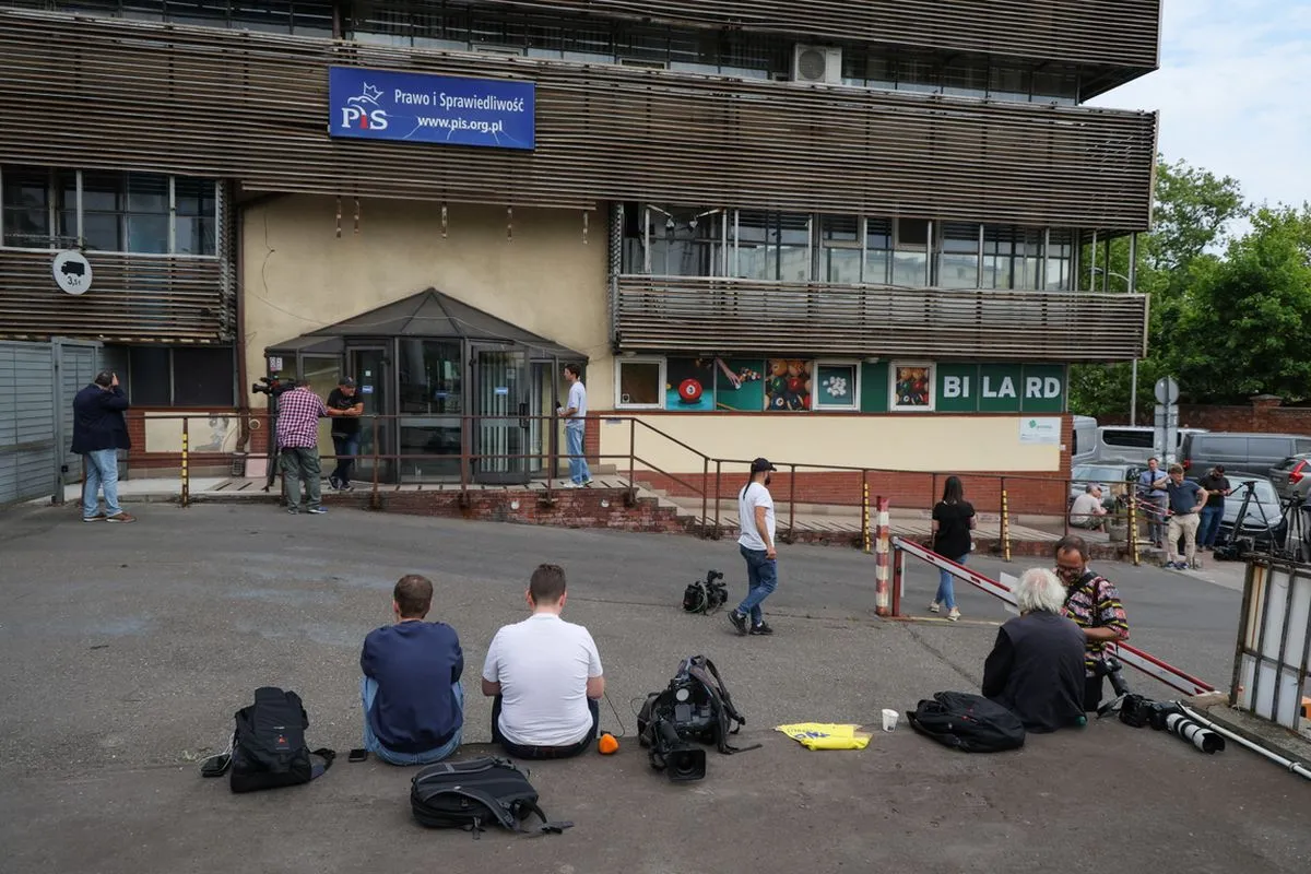 Siedziba Prawa i Sprawiedliwości przy ul. Nowogrodzkiej