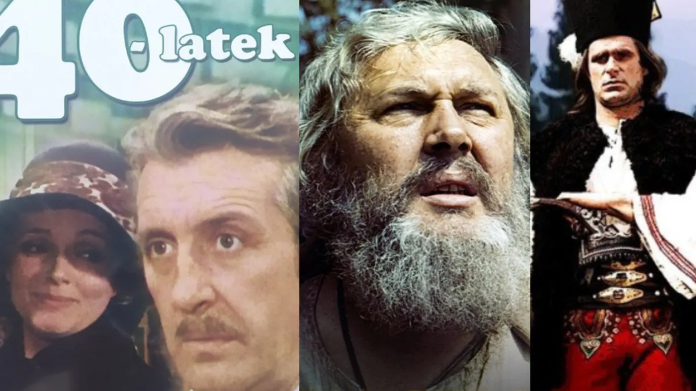 "Czterdziestolatek", "Znachor", "Janosik", seriale PRL, filmy PRL