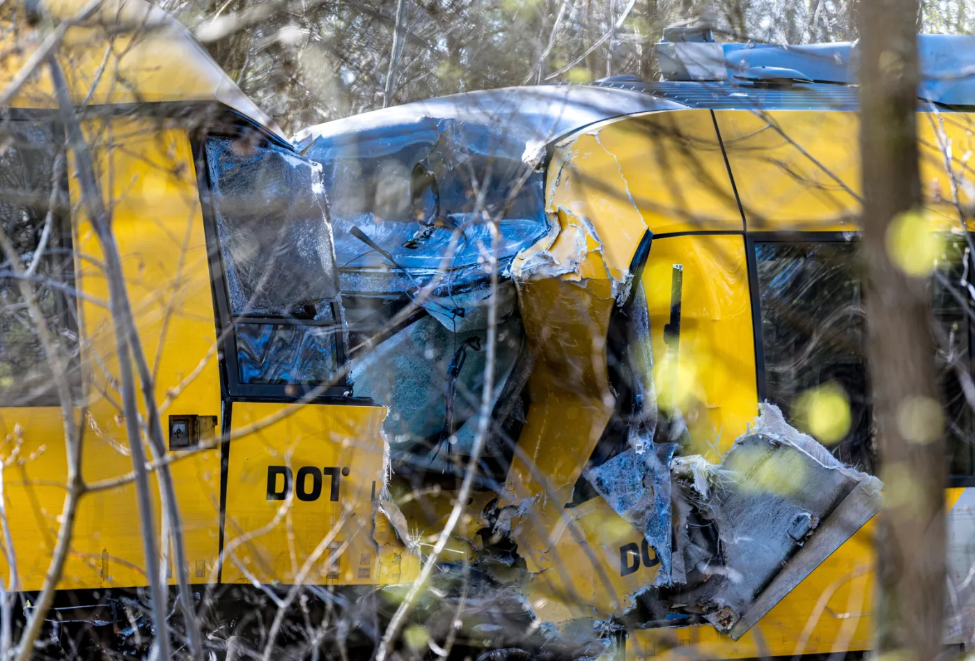 Train collision accident between Hilleroed and Kagerup in Denmark