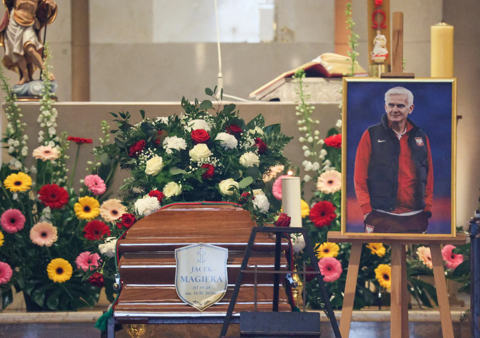 Pogrzeb Jacka Magiery. Poruszające słowa księdza [FOTO]