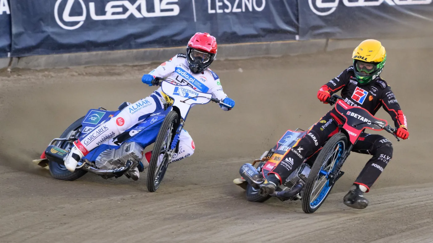 Betard Sparta Wrocław wygrała hit PGE Ekstraligi. Minimalne zwycięstwo w Lesznie i punkt bonusowy