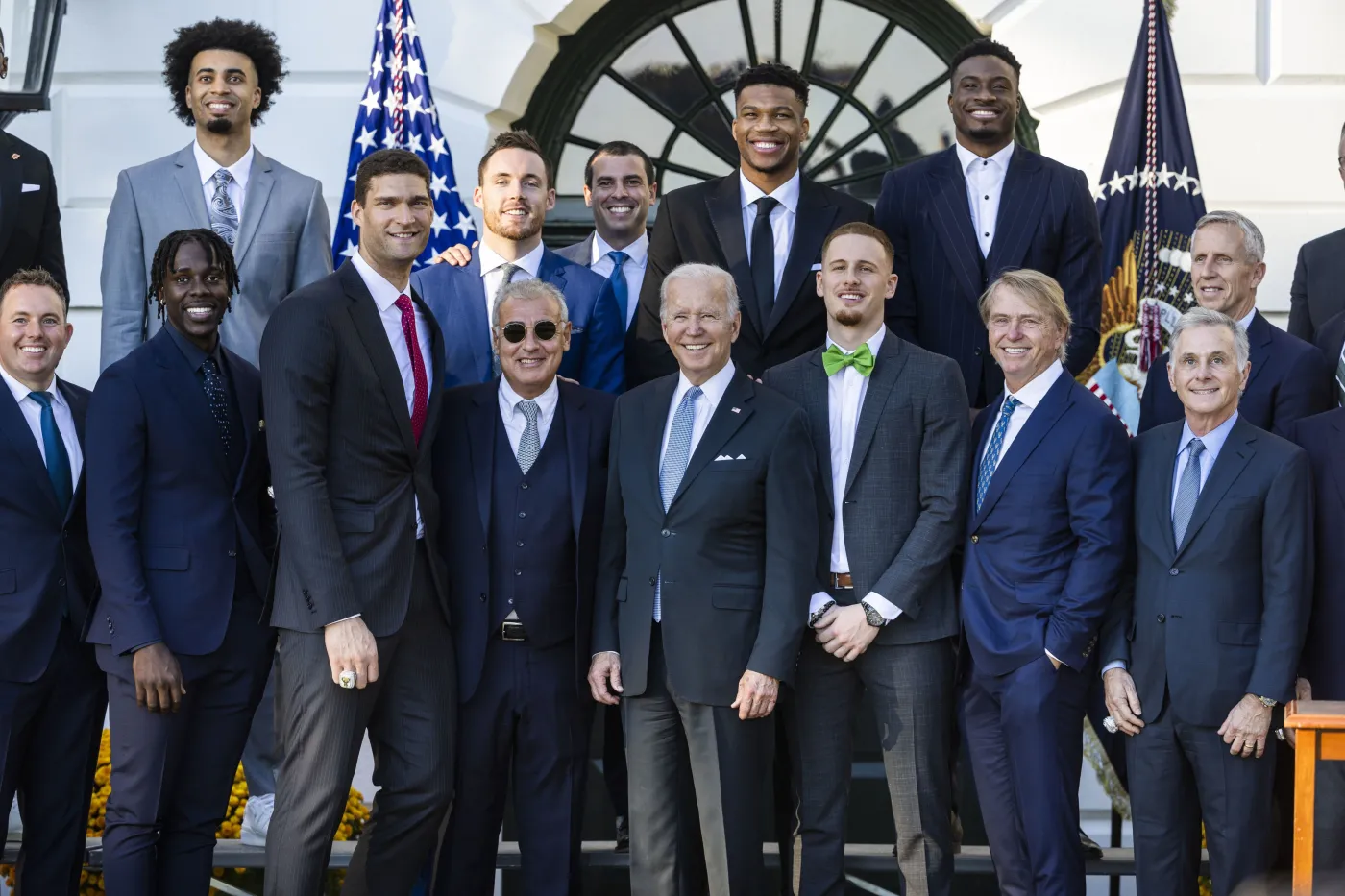 Joe Biden przyjął w Białym Domu koszykarzy Milwaukee Bucks