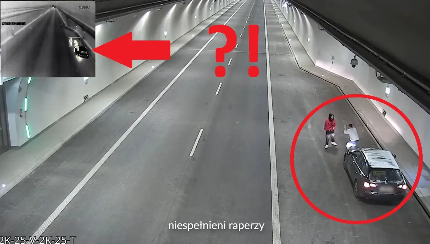Tunel na zakopiance i głupota kierowców przebiła sufit. Kara nawet 30 tys. zł [WIDEO]