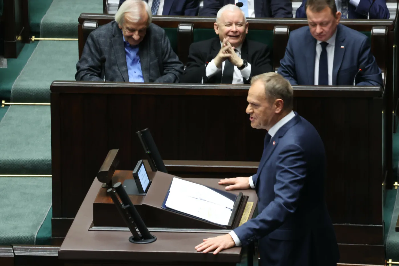 Donald Tusk grozi Kaczyńskiemu. "On wie, że ja się nie cofnę"