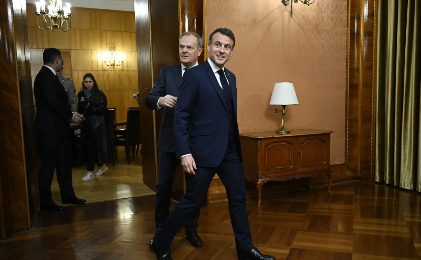Donald Tusk, Emmanuel Macron