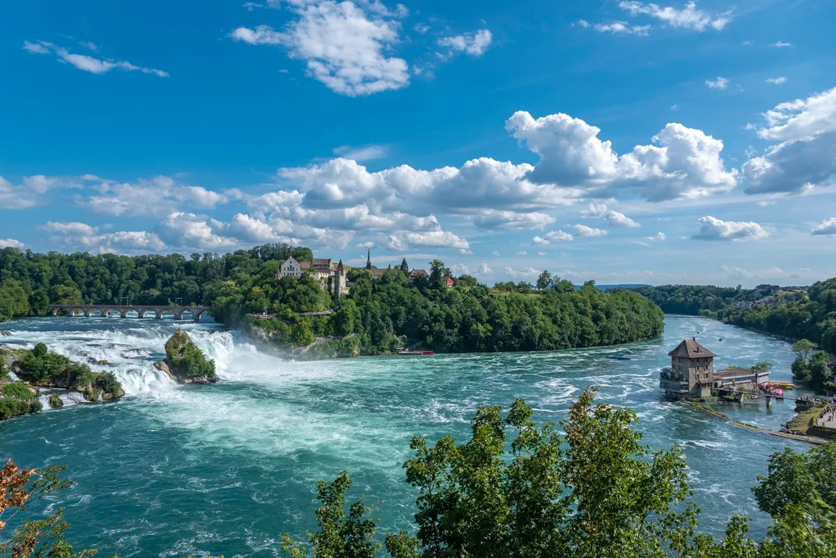 najpiękniejszy wodospad europy wodospady renu szwajcaria