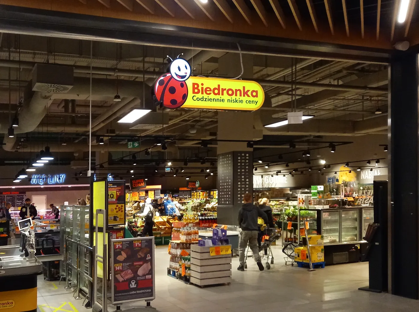 Poznan,,Poland,-,9,March,2024:,Biedronka,-,One,Of