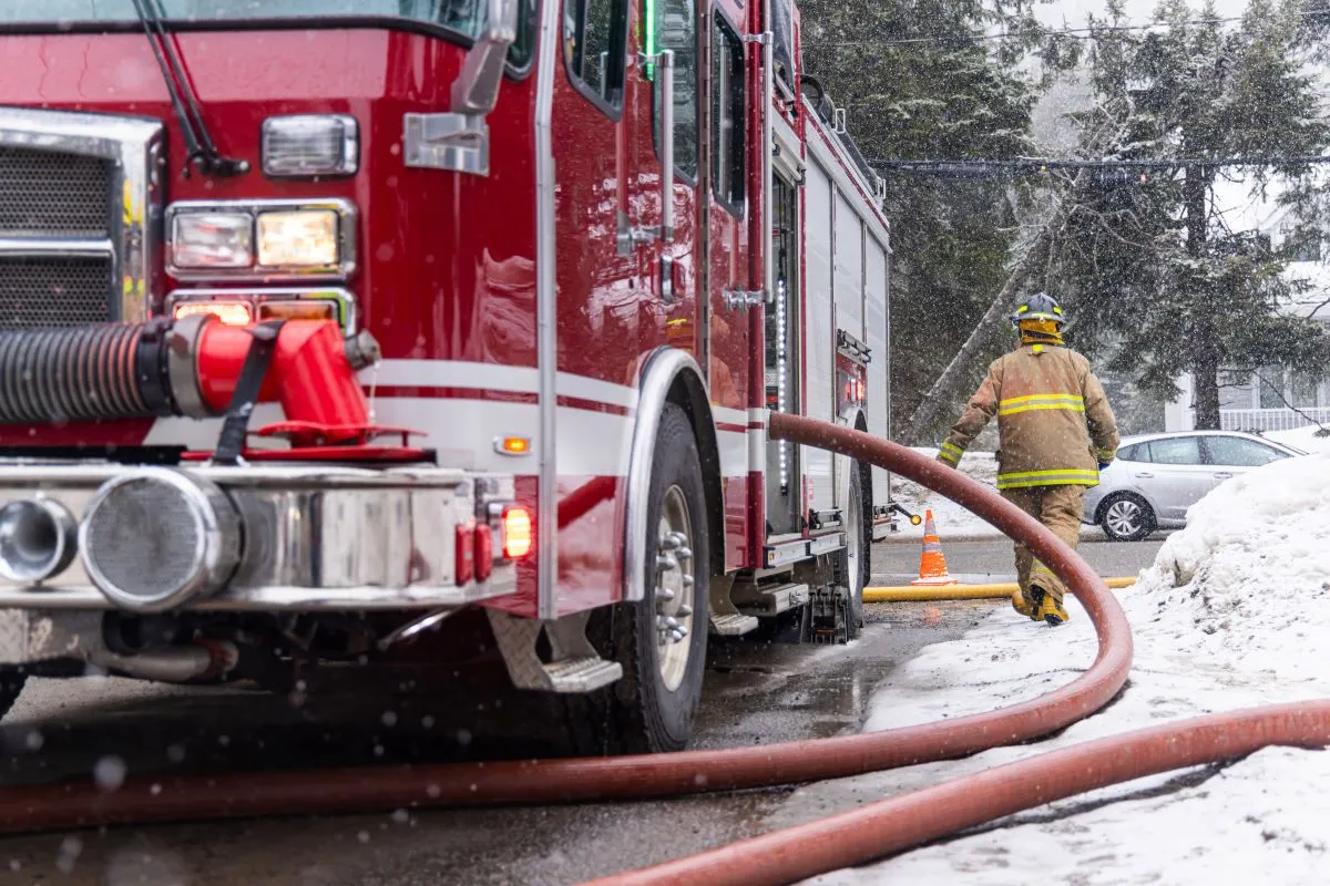 Ogień w lubuskim DPS-ie. Ponad 90 osób ewakuowanych, są ranni
