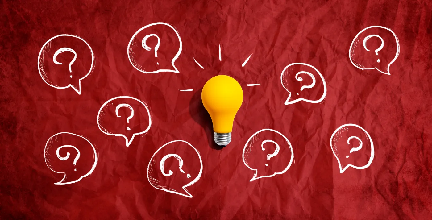 Light,Bulb,And,Question,Mark,-,Flat,Lay