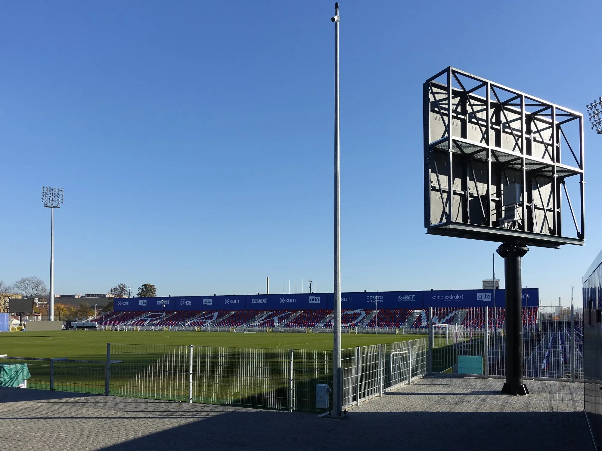Zondacrypto usunięta z nazwy stadionu Rakowa Częstochowa