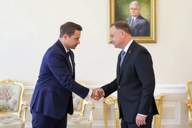 "To była spokojna rozmowa". Andrzej Duda komentuje spotkanie z Rafałem Trzaskowskim [WIDEO]