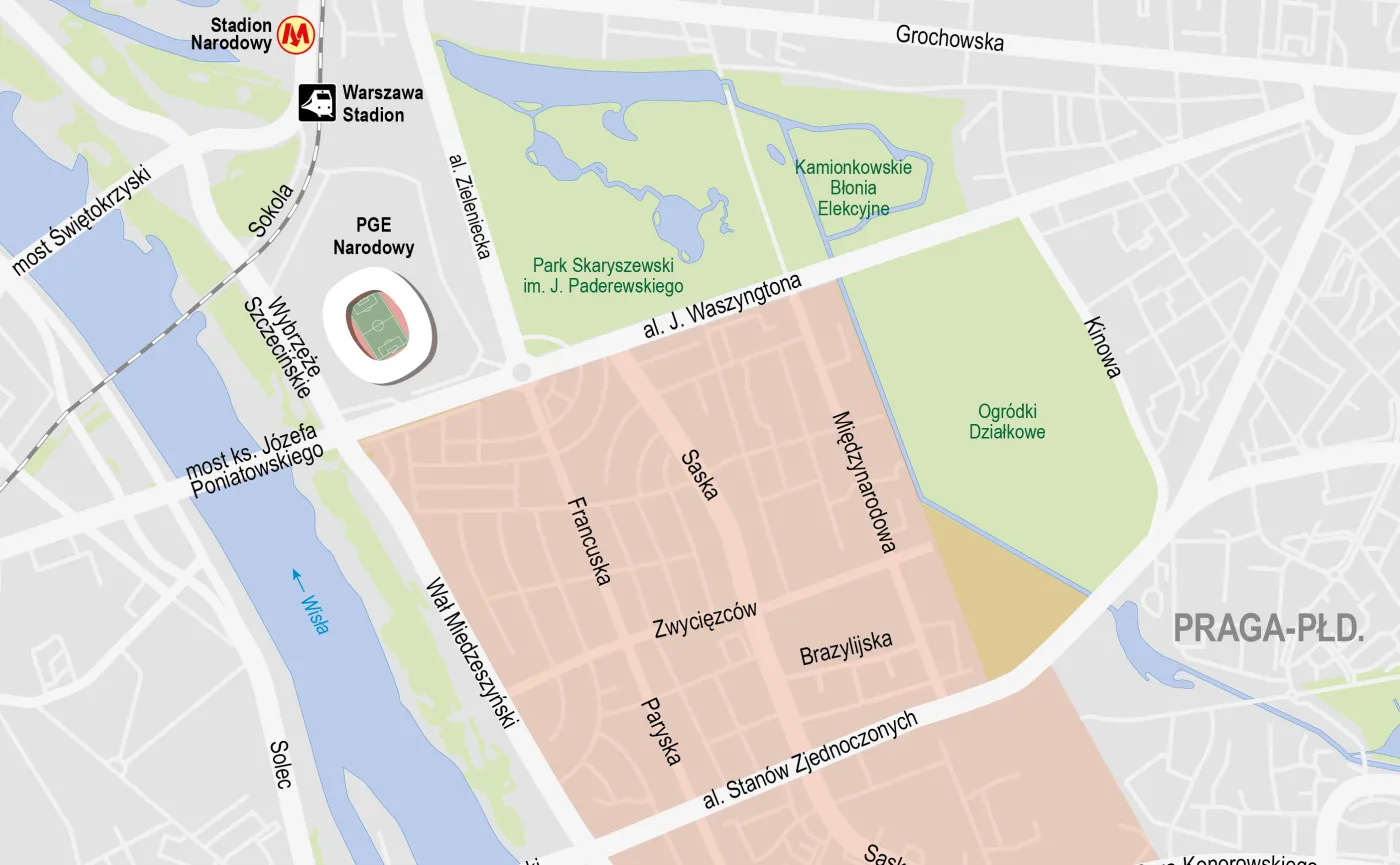 Mecz Polska-Węgry. Zobacz, jak dojechać i ominąć utrudnienia [MAPA]