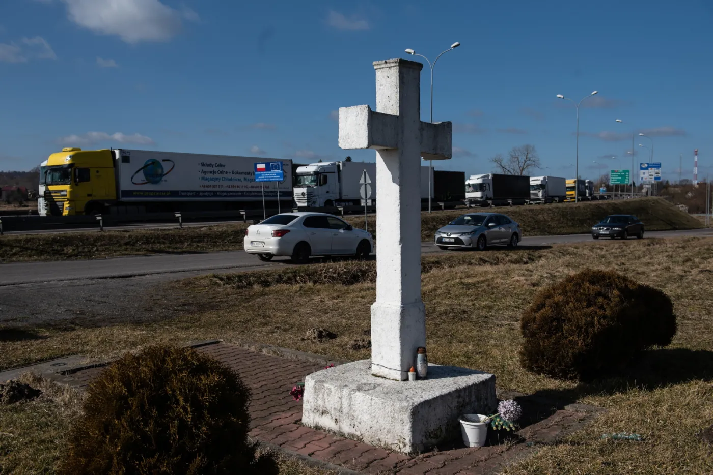 Ukraińscy kierowcy w Polsce: Jak będzie trzeba, to będę z moskalami wojować