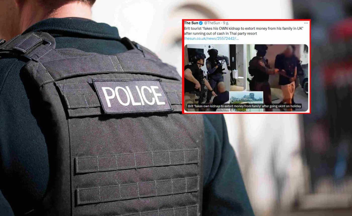 Upozorował własne porwanie w Tajlandii. Żarty szybko się skończyły