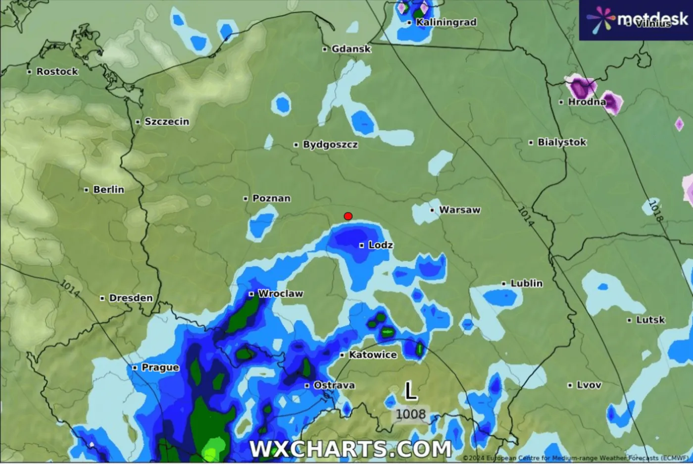 Nadciąga cyklon Elfi. Przyniesie załamanie pogody