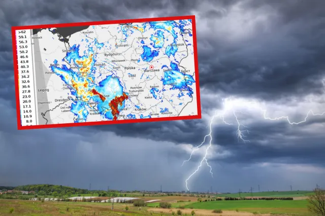 Nadciągają nawałnice. Gwałtowne burze z gradem i ulewami. Ostrzeżenie IMGW