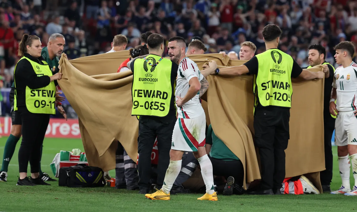 Chwile grozy na Euro 2024. Piłkarz stracił przytomność po zderzeniu z bramkarzem