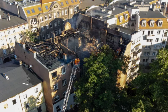 Tragiczny pożar w Poznaniu. Ogromne straty