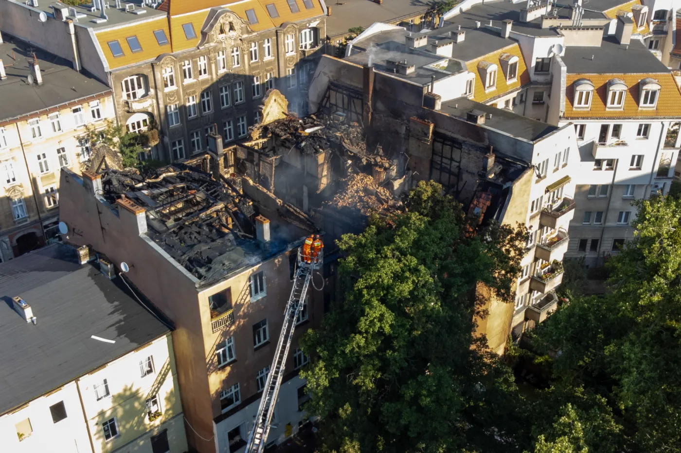 Tragiczny pożar w Poznaniu. Ogromne straty