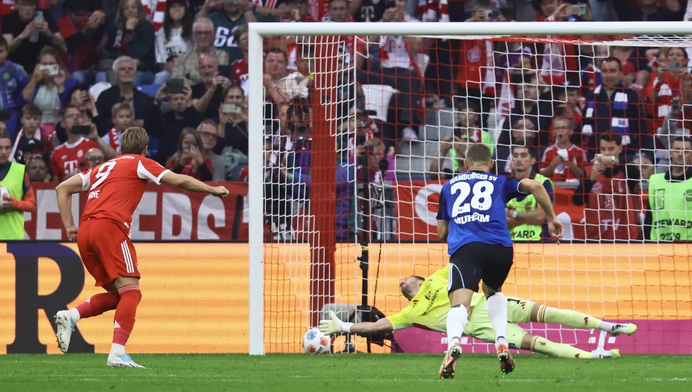 Bayern zagrał na "5". Gorzki powrót Hamburgera SV do Monachium