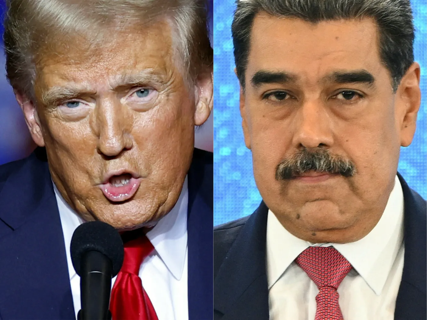 Trump, Maduro  