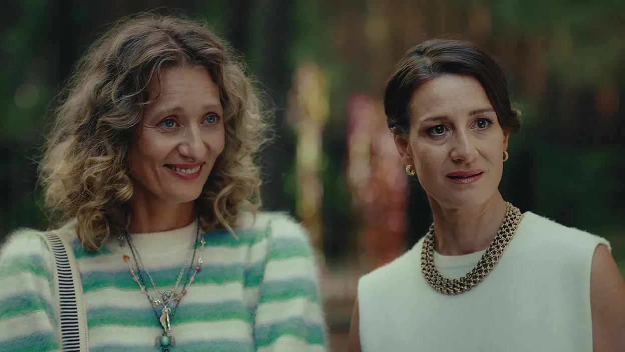 Magdalena Popławska i Maja Ostaszewska w komedii "Teściowie 3"