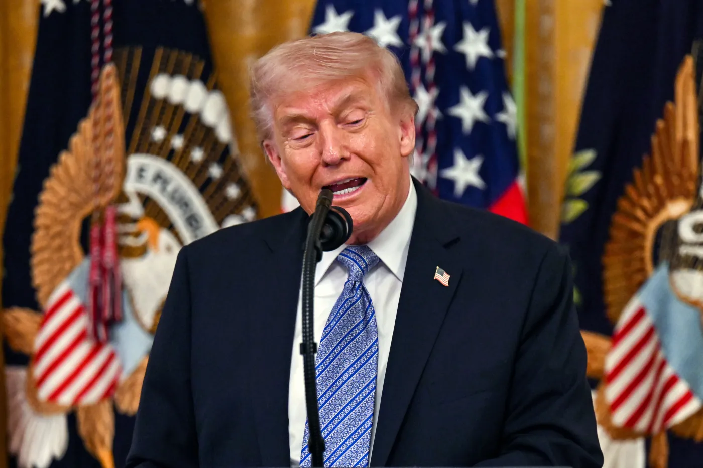 Trump zbagatelizował irańskie ataki. "To nie był ciężki ostrzał"