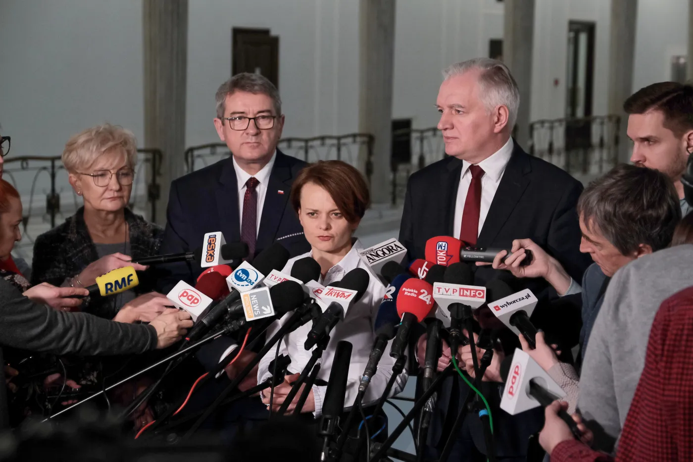 Jarosław Gowin komentuje zarzuty wobec marszałka Grodzkiego. 