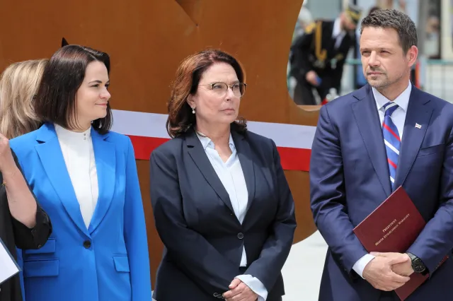 Spór o wizytę Cichanouskiej. Terlecki użył mocnych słów